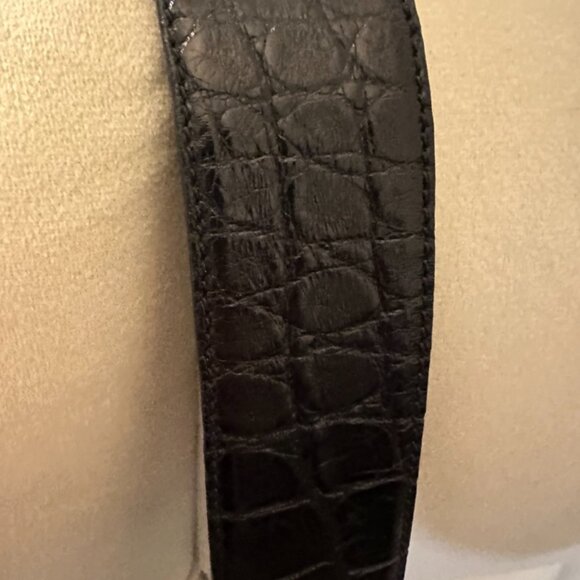 RL67 GENUINE ALLIGATOR BELT MADE IN ITALY - Picture 5 of 11